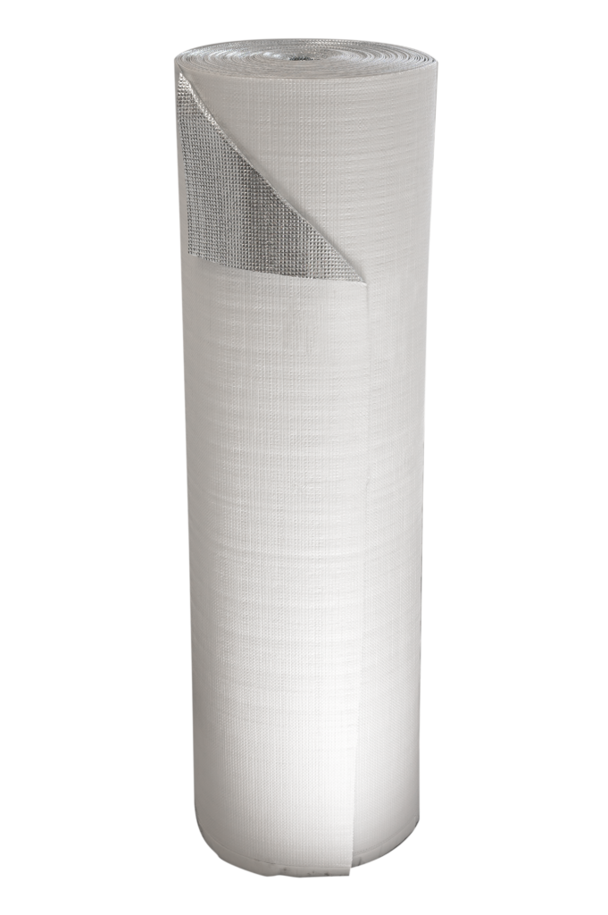 Roll of reflective foam insulation